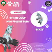 DFS Mini Pet Plushie Pony