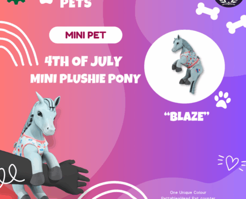 DFS Mini Pet Plushie Pony